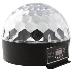 Многорежимная светодиодная диско-полусфера LED Crystal Magic Ball Light (USB / MicroSD)